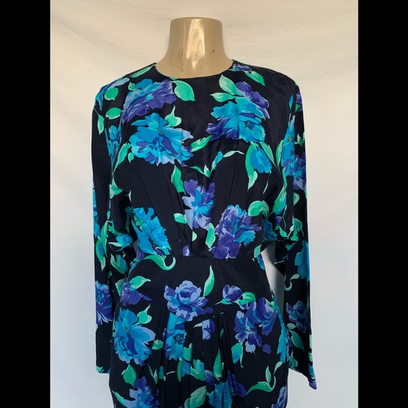 VTG April Rain Size 10 Floral Print Dress - Picture 2 of 8